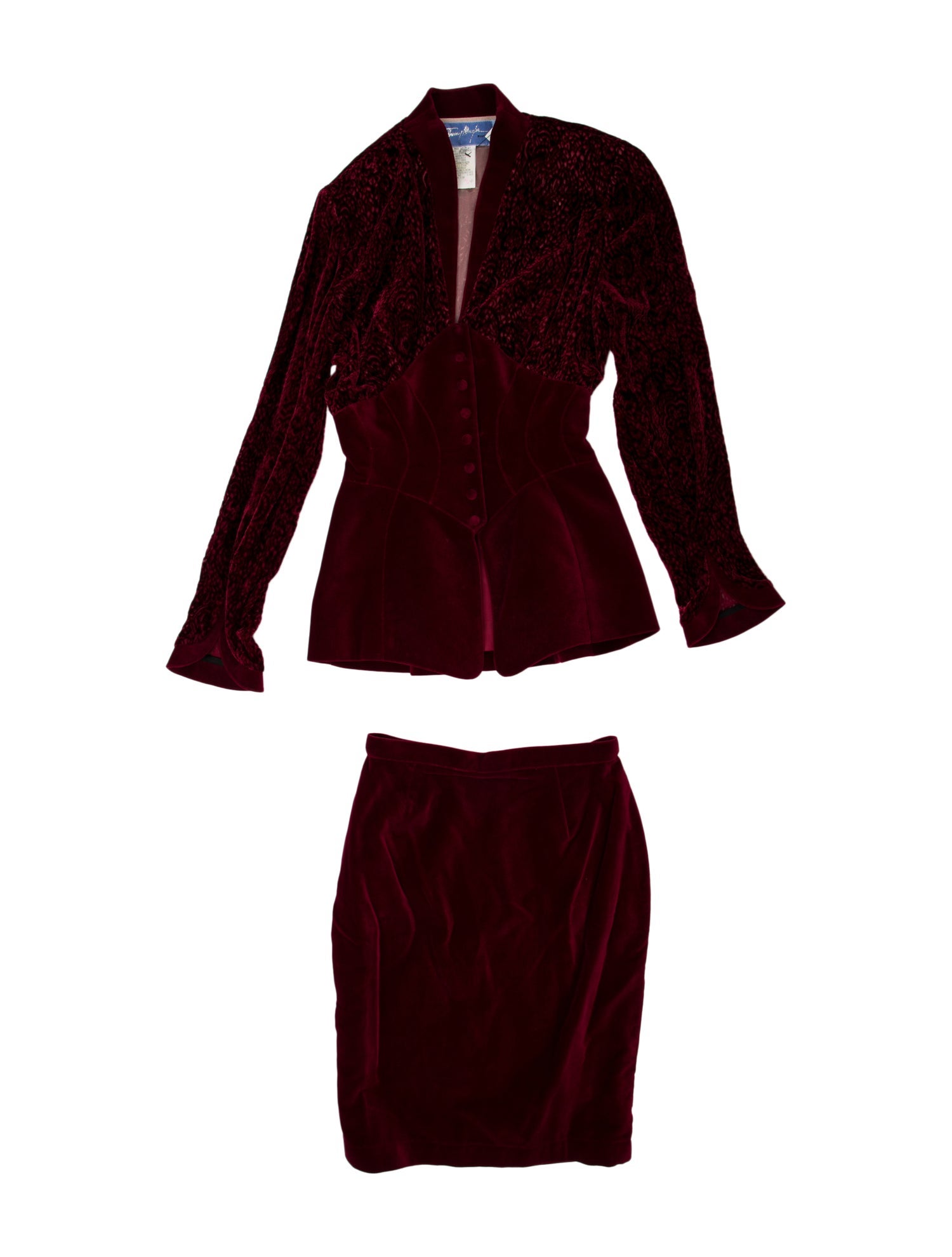 Thierry Mugler Vintage 1993 Skirt Suit