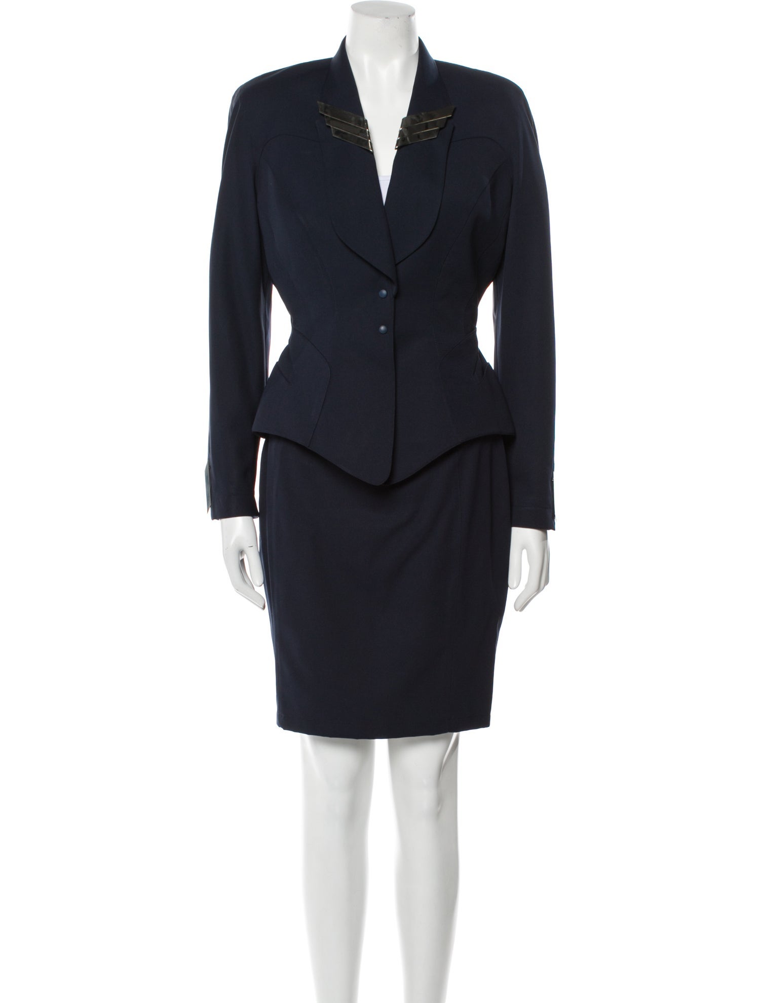 Thierry Mugler Vintage Late 1980's - Early 1990's Skirt Suit