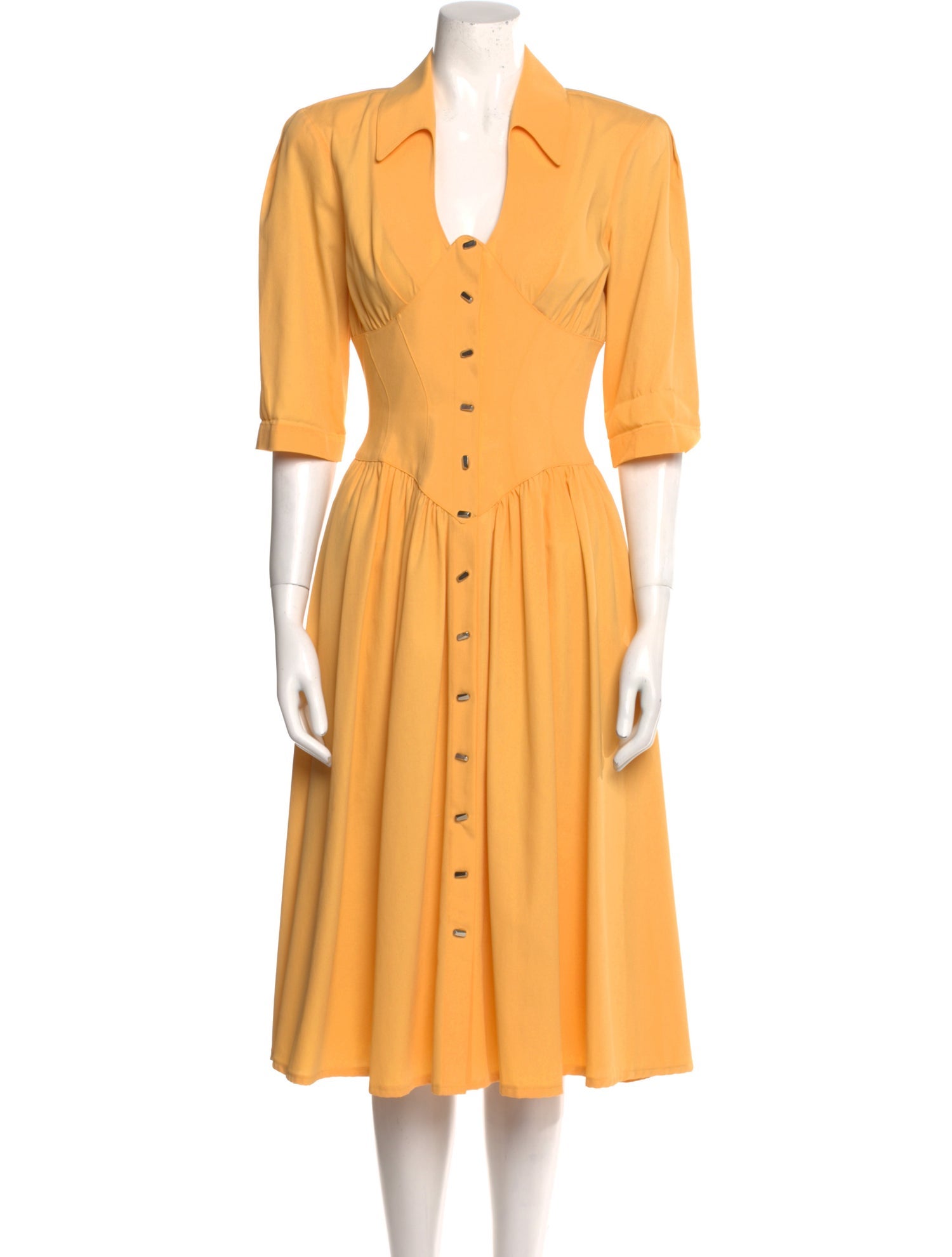 Thierry Mugler Vintage Midi Length Dress