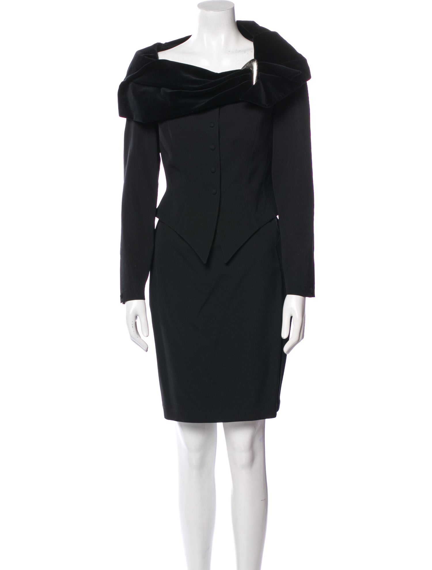 Thierry Mugler Vintage Late 1980's - Early 1990's Skirt Suit