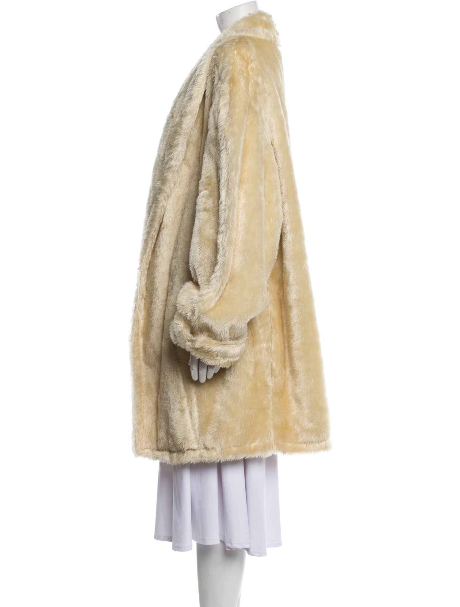 Thierry Mugler Vintage Late 1970's - Early 1980's Faux Fur Coat