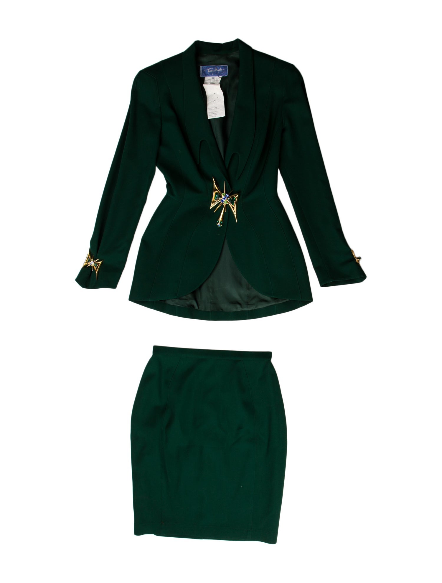 Thierry Mugler Vintage 1995 Skirt Set