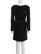 Thierry Mugler Mesh Accents Skirt Set