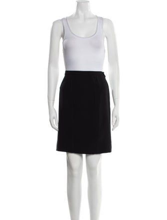 Thierry Mugler Mesh Accents Skirt Set