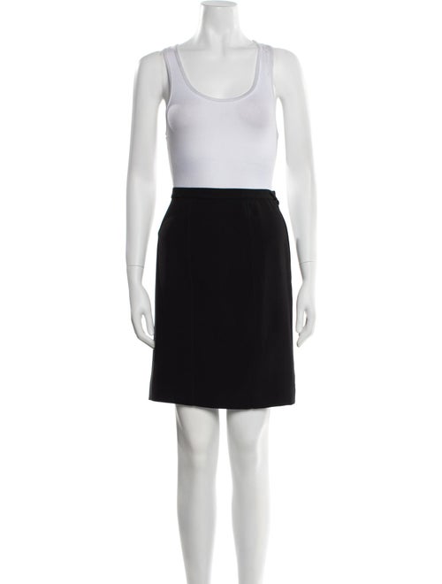 Thierry Mugler Mesh Accents Skirt Set