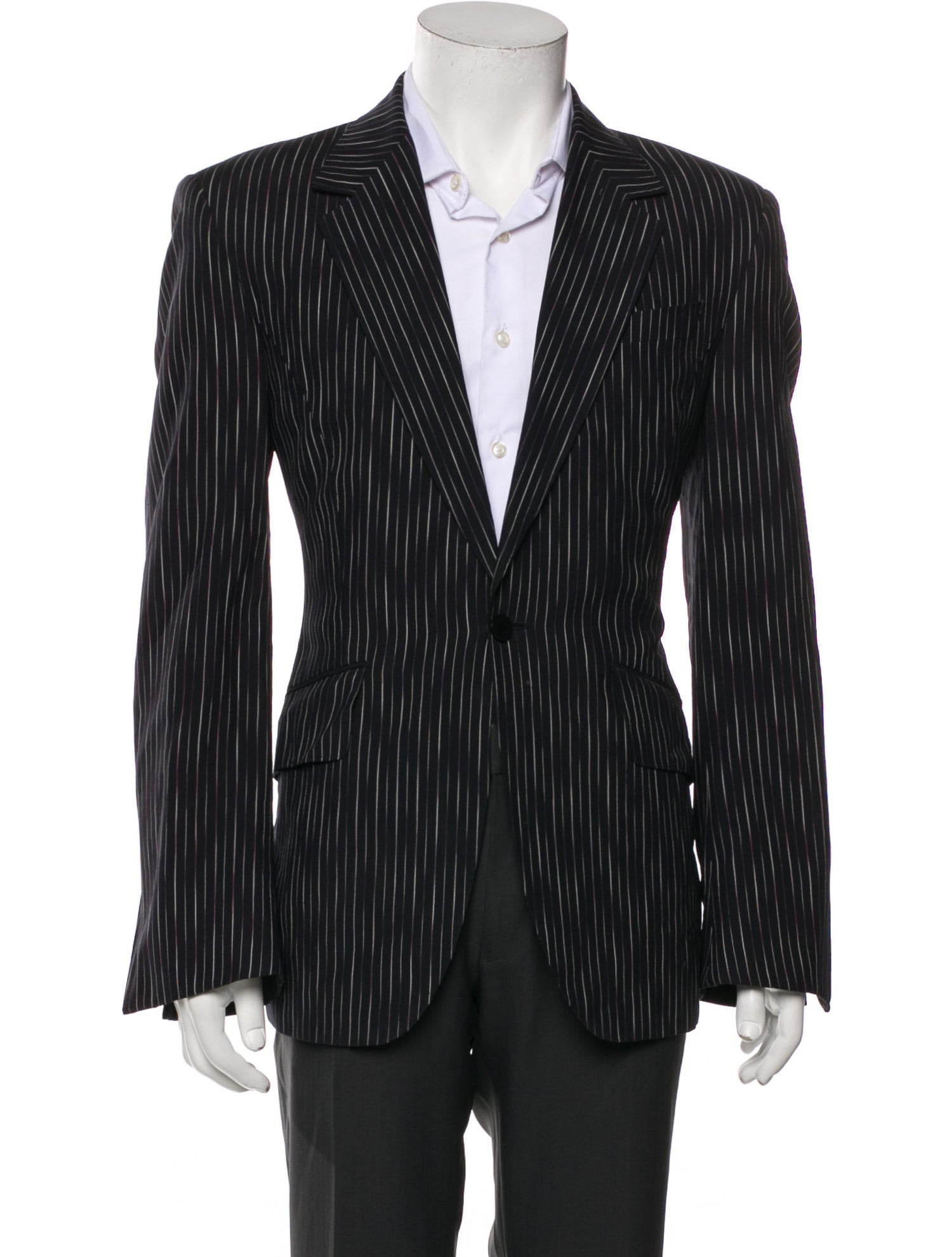 Thierry Mugler 1990's Striped Blazer
