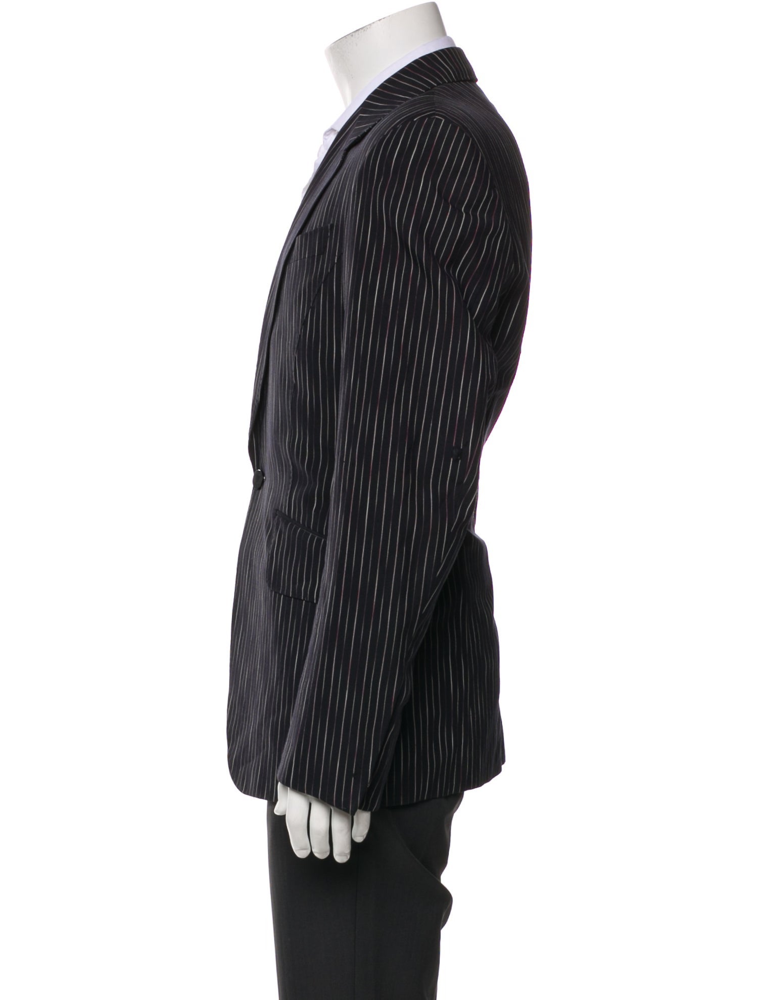 Thierry Mugler 1990's Striped Blazer