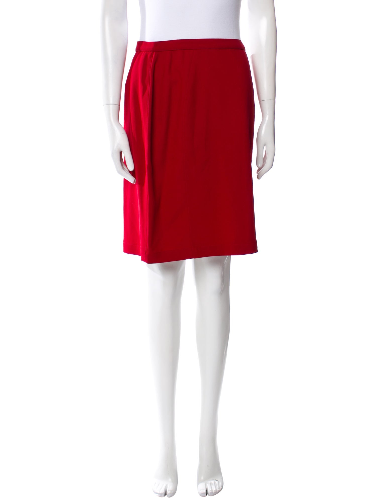 Thierry Mugler Wool Knee-Length Skirt