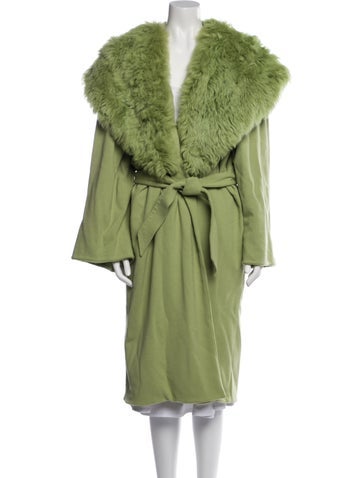 Thierry Mugler Coats Vintage 1990's Fur Coat XL