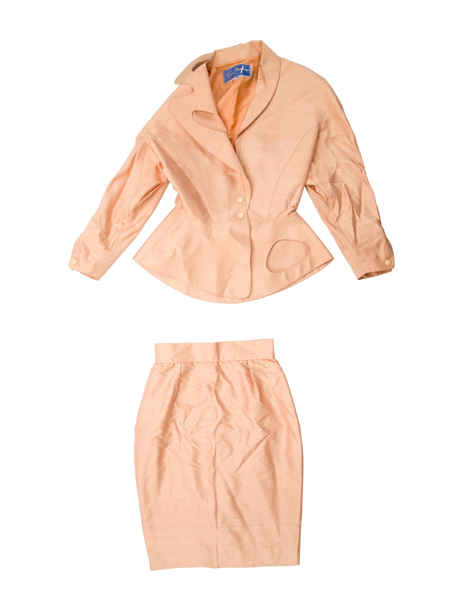 Thierry Mugler Vintage 1990 Skirt Set