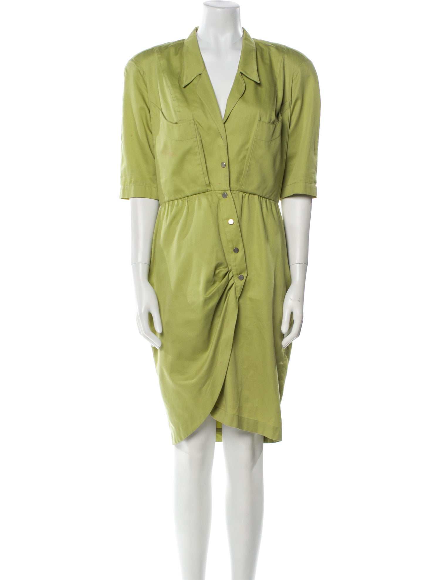 mugler green dress Treasures of NYC main image 1