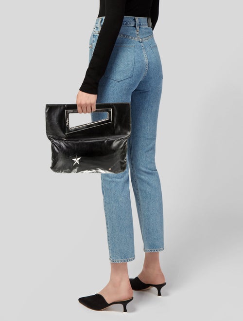 Thierry Mugler Leather Top Handle Bag