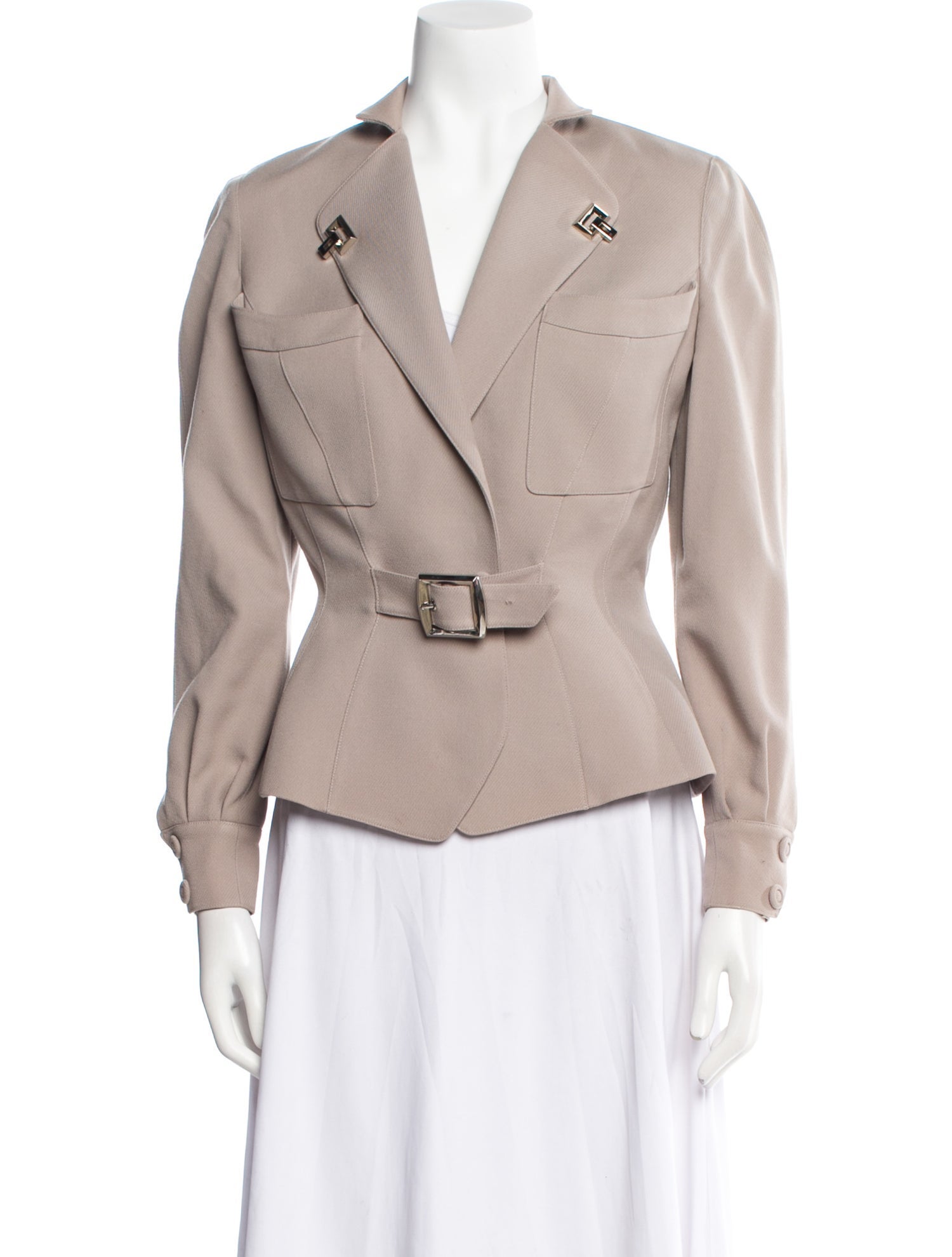 Thierry Mugler Wool Biker Jacket