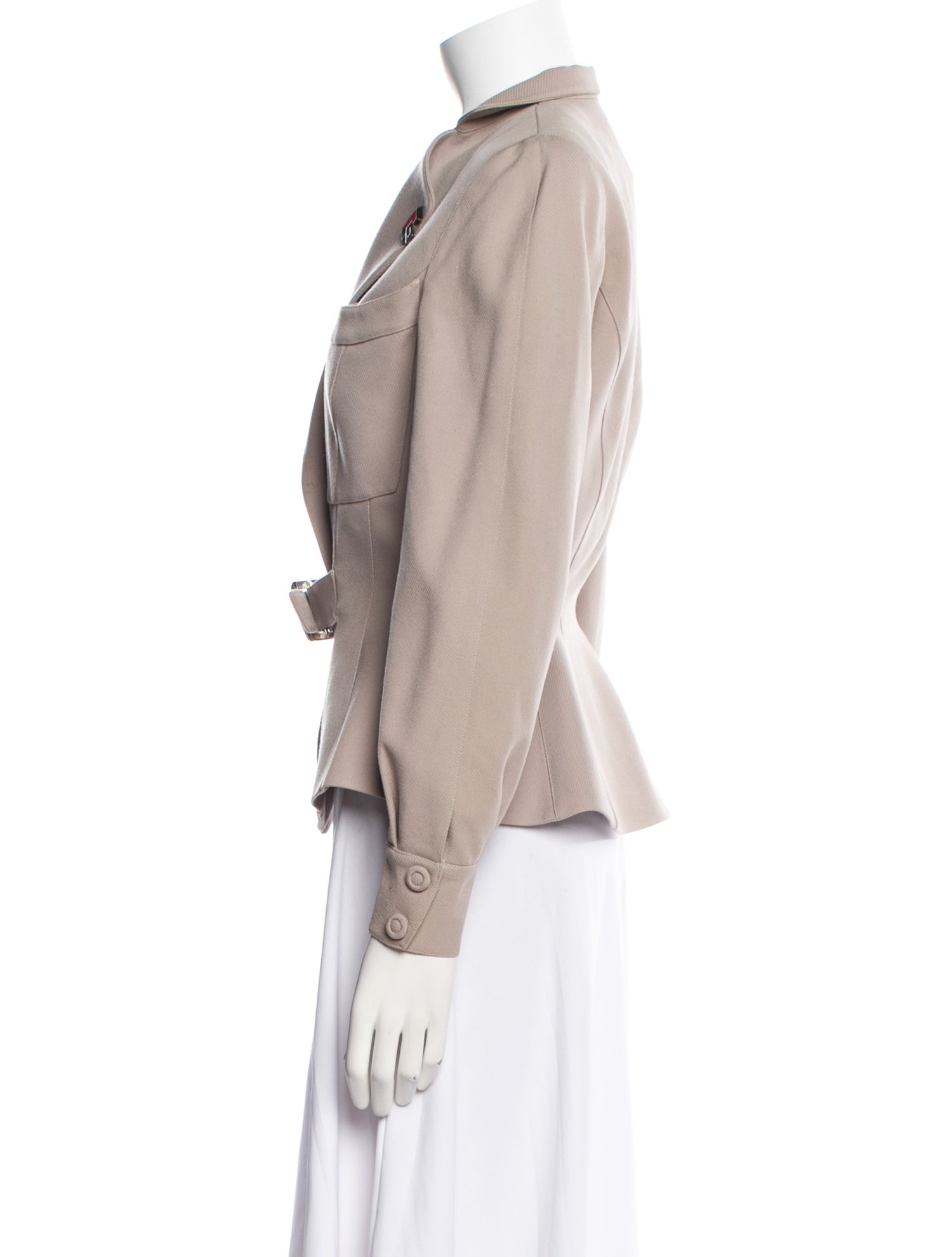 Thierry Mugler Wool Biker Jacket