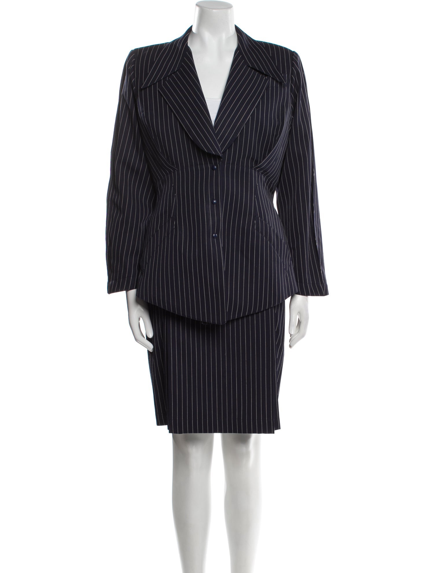 Thierry Mugler Vintage 1980's Skirt Suit