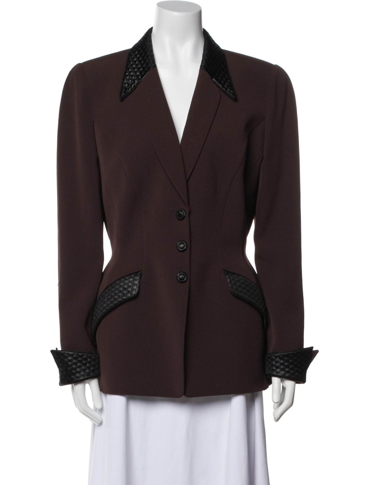 Thierry Mugler 1990's Wool Blazer