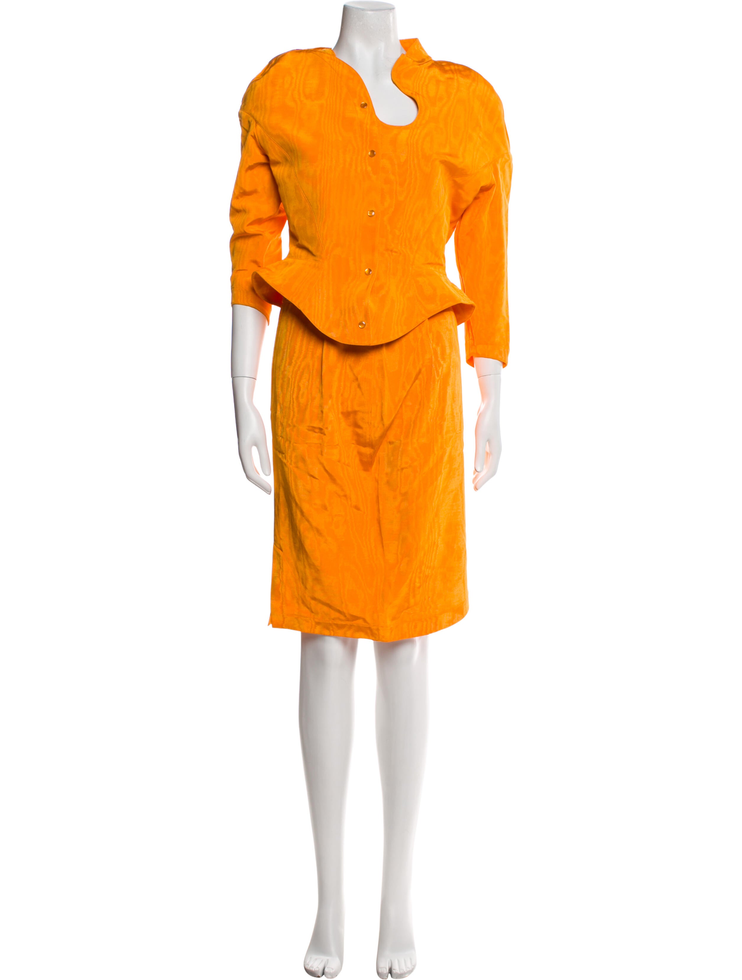 Thierry Mugler Vintage Late 1980's - Early 1990's Skirt Suit