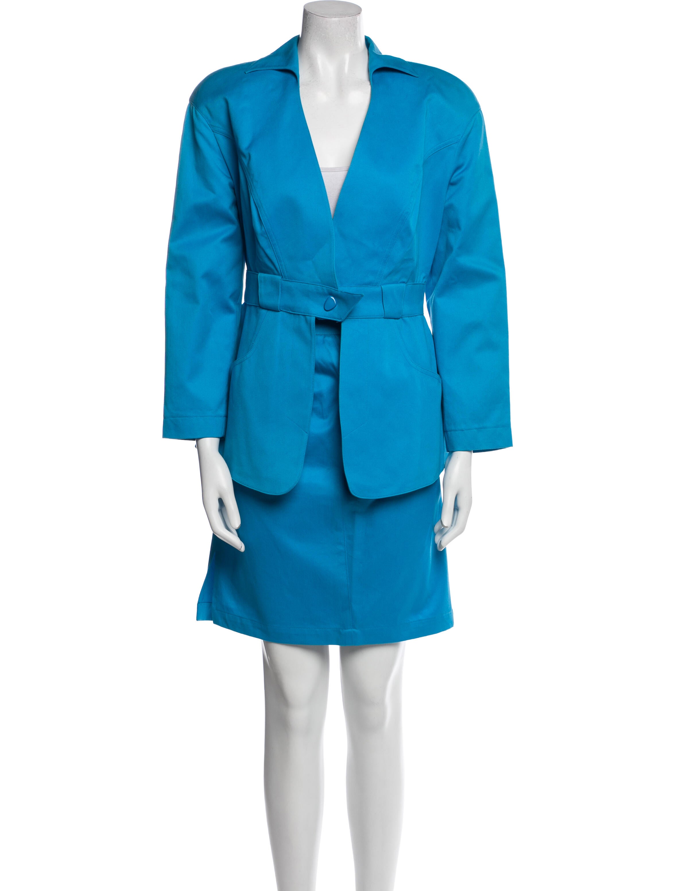 Thierry Mugler Activ Vintage Late 1980's - Early 1990's Skirt Suit