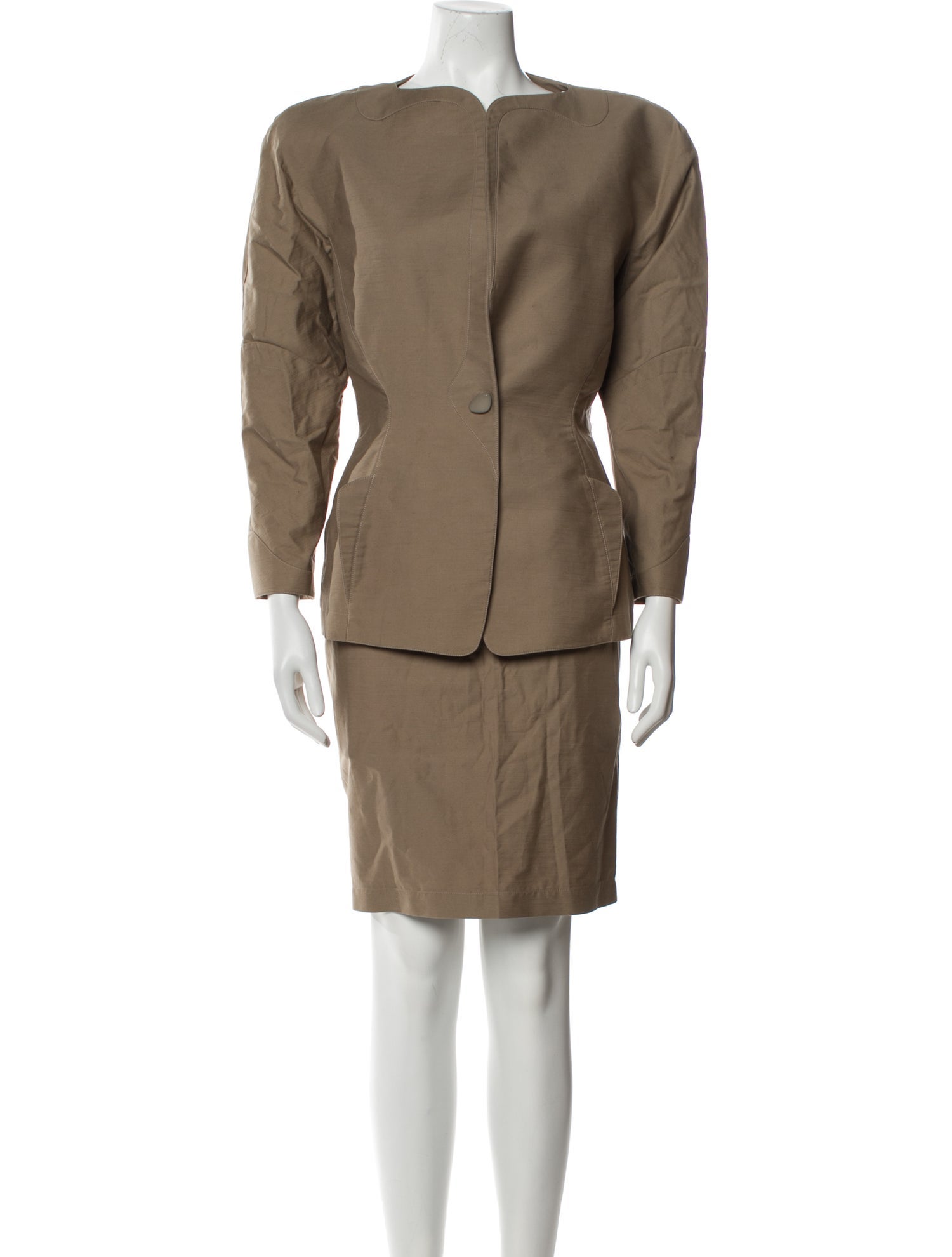 Thierry Mugler Vintage Late 1980's - Early 1990's Skirt Suit