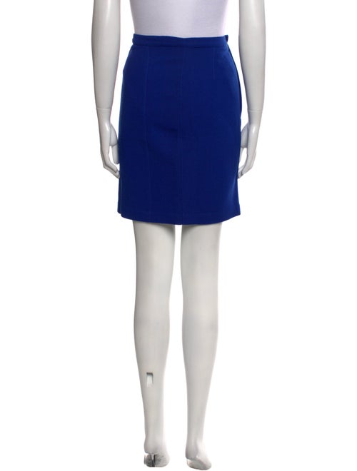 Thierry Mugler Wool Mini Skirt