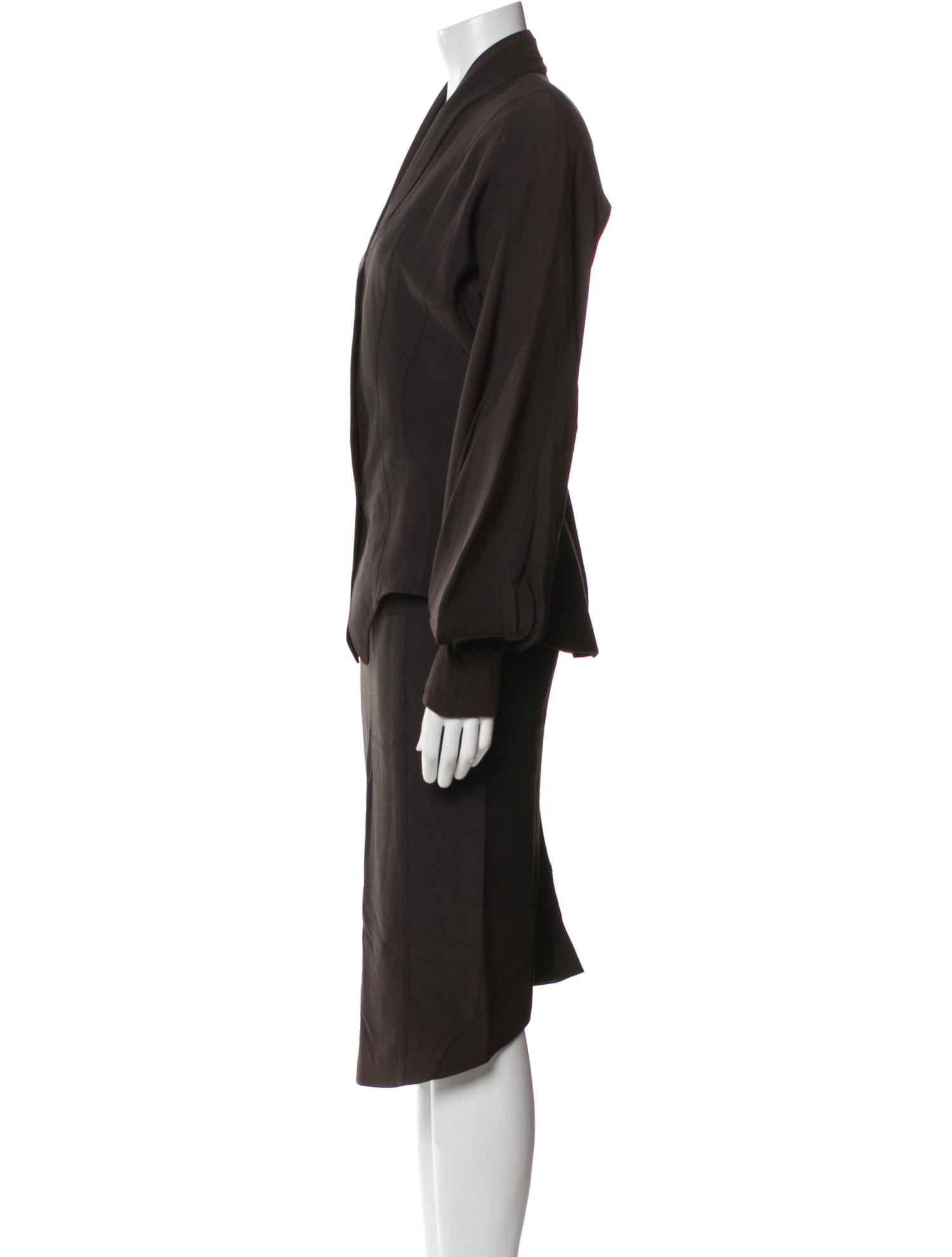Thierry Mugler Vintage Wool Skirt Suit