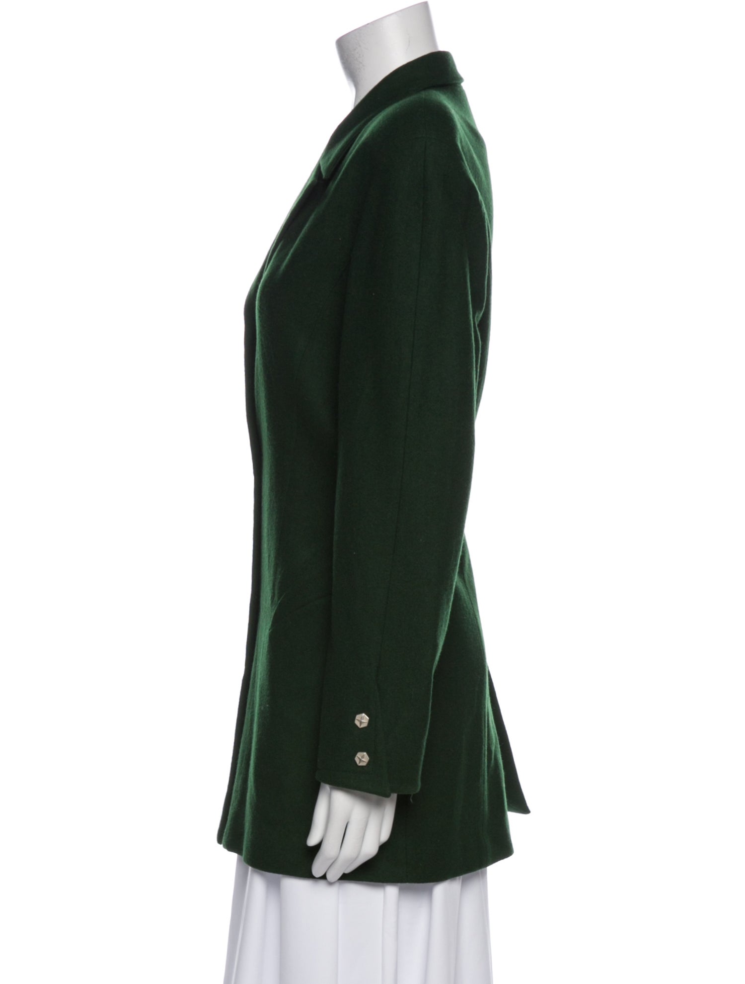 Thierry Mugler Wool Printed Coat