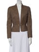 Thierry Mugler 2000 Tweed Pattern Evening Jacket