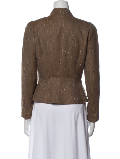 Thierry Mugler 2000 Tweed Pattern Evening Jacket