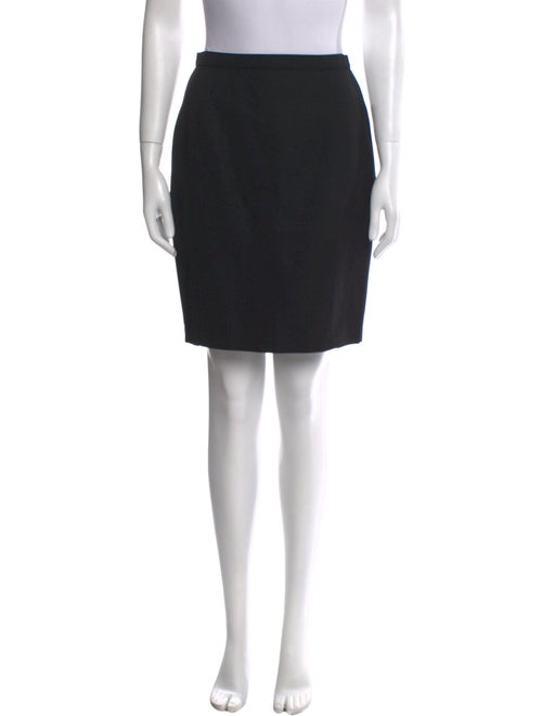 Thierry Mugler Wool Knee-Length Skirt