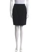 Thierry Mugler Wool Knee-Length Skirt