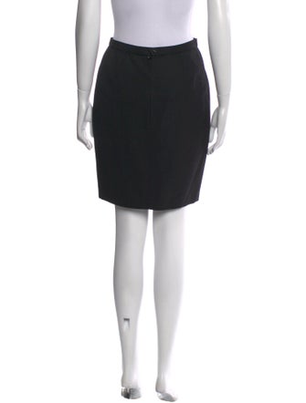 Thierry Mugler Wool Knee-Length Skirt
