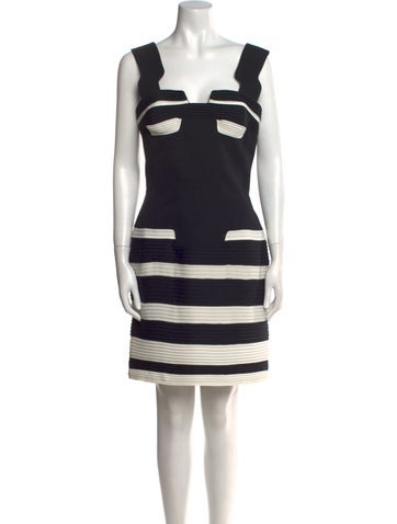 Pre-owned Mugler Vintage Knee-length Dress In Multi