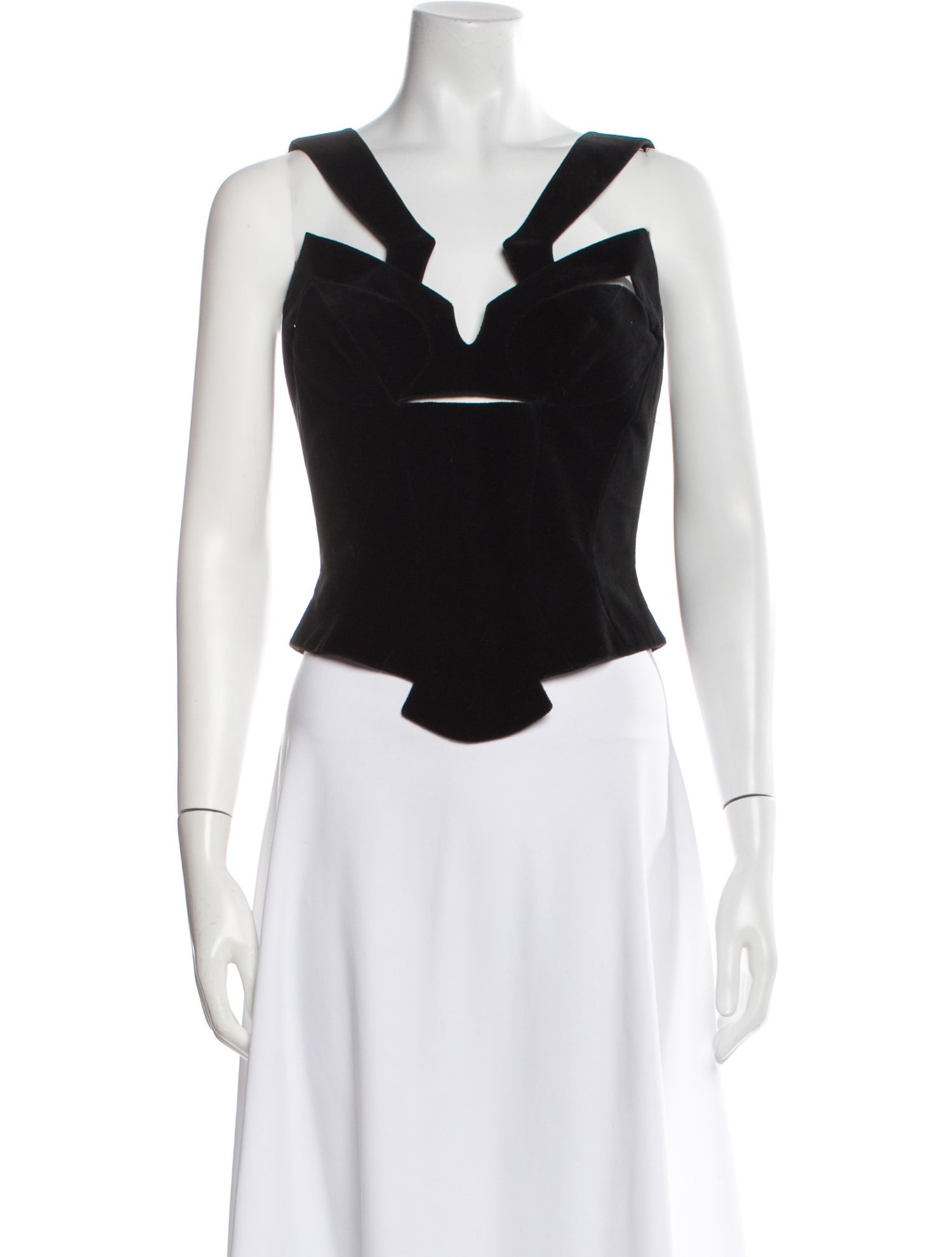 Thierry Mugler Vintage 1992 Crop Top