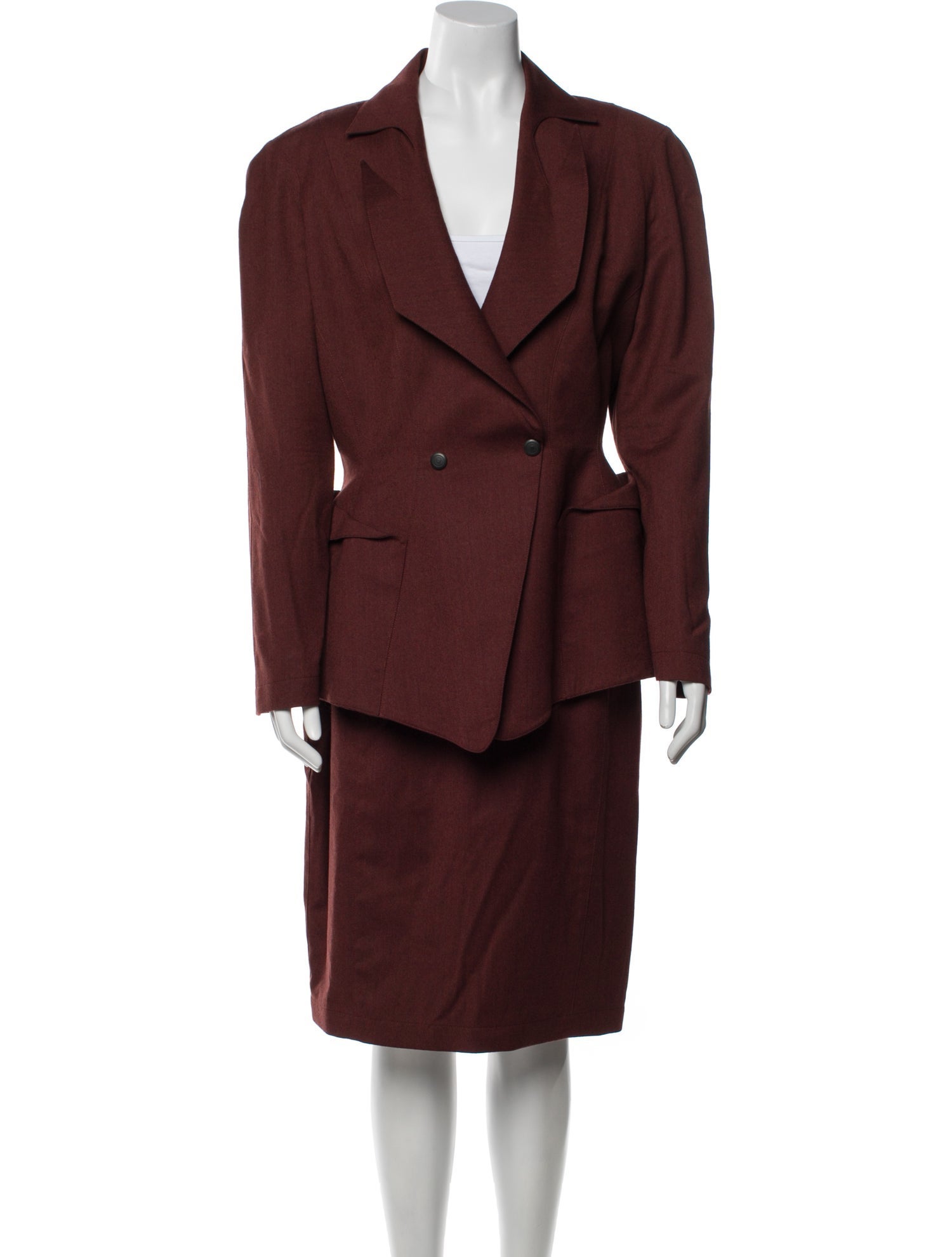 Thierry Mugler Vintage Late 1980's - Early 1990's Skirt Suit