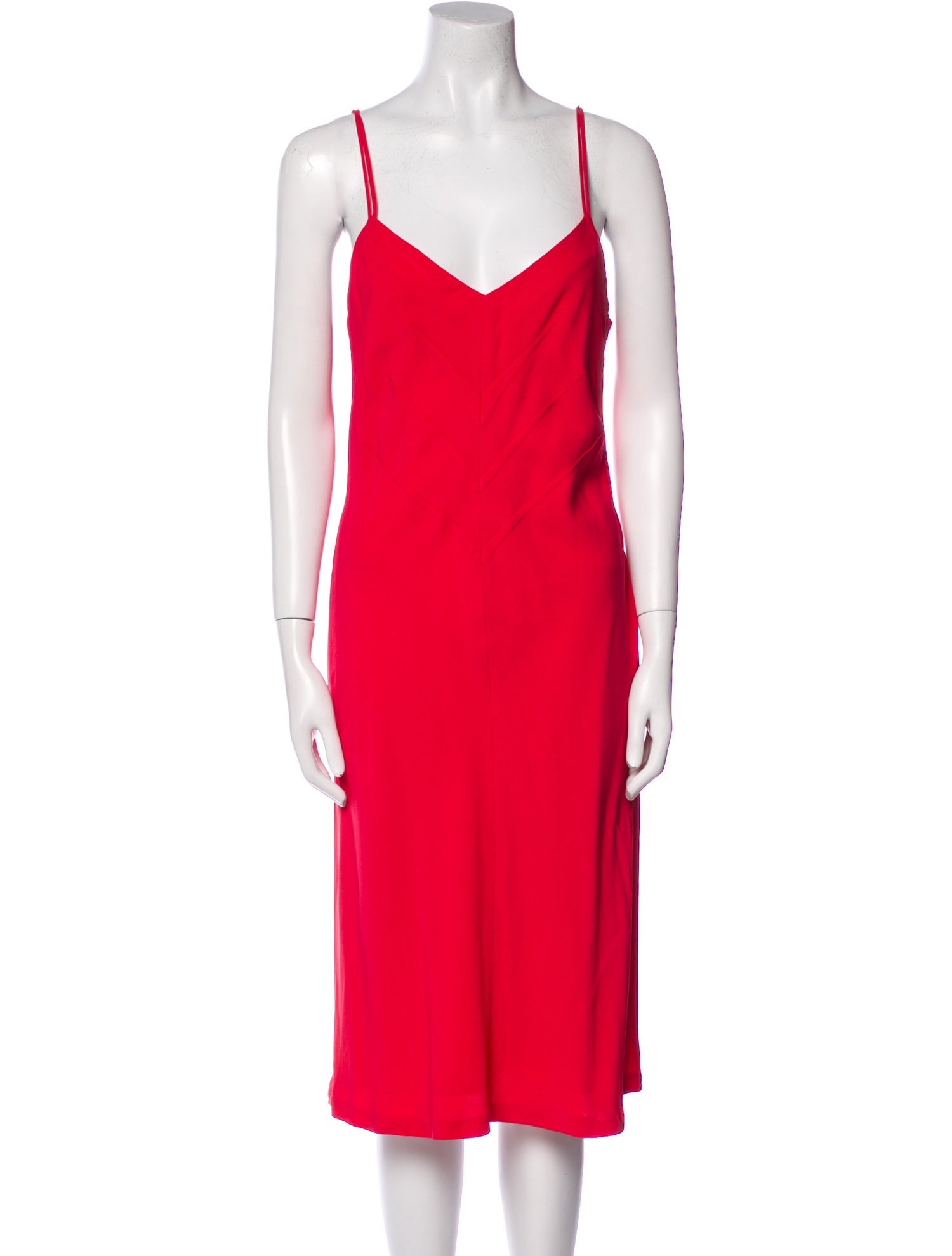 Mugler V-Neck Mini Dress