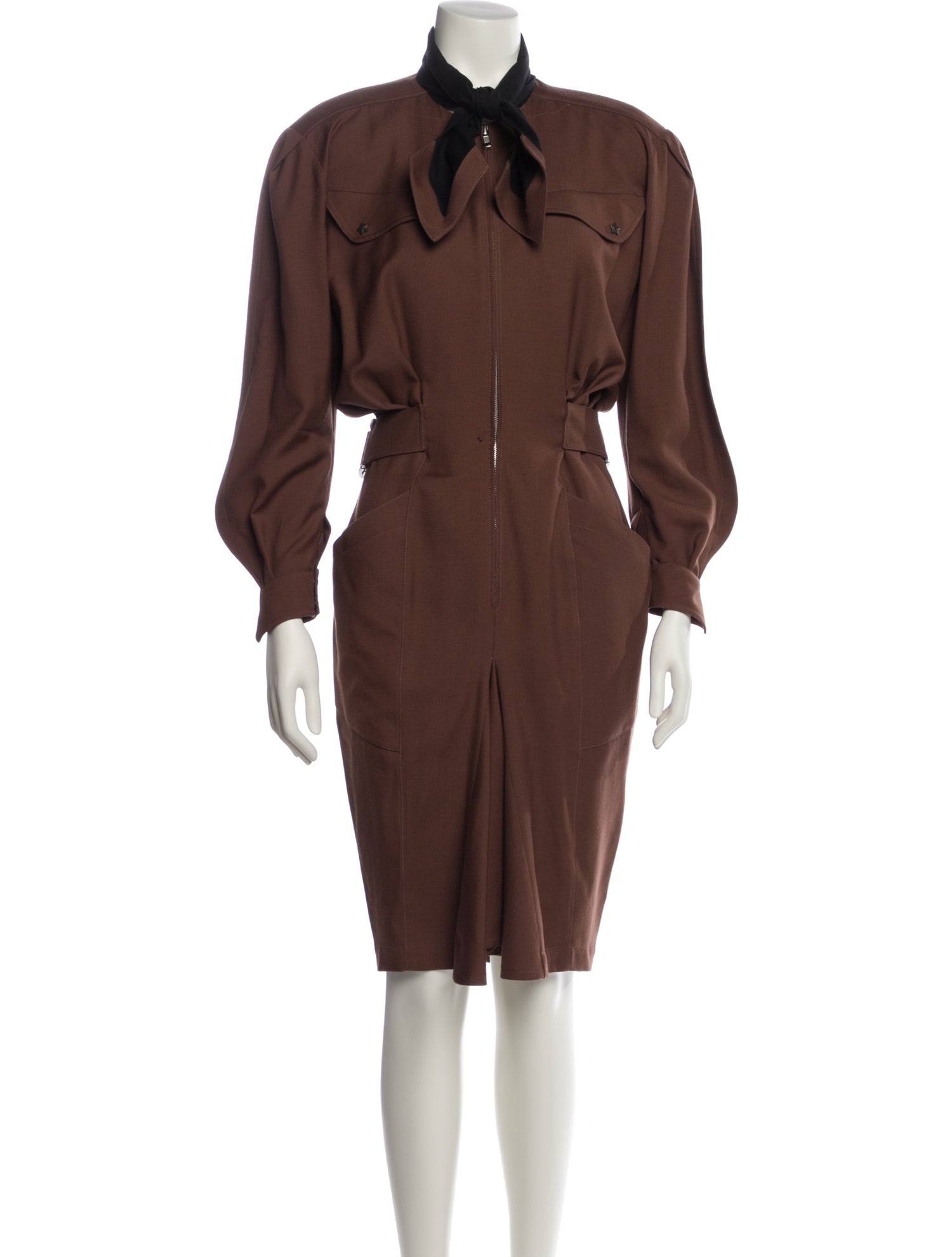 Thierry Mugler Vintage Midi Length Dress