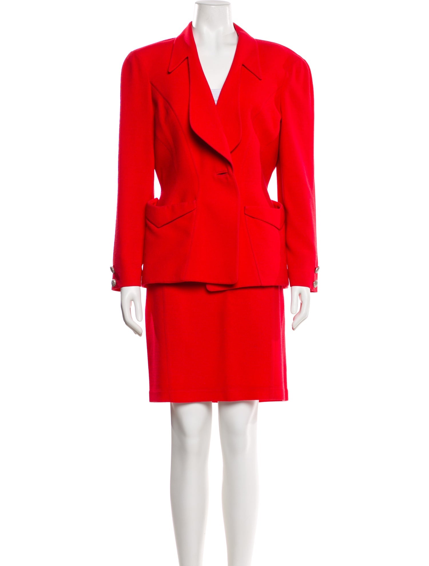 Thierry Mugler Vintage 1990's Skirt Suit