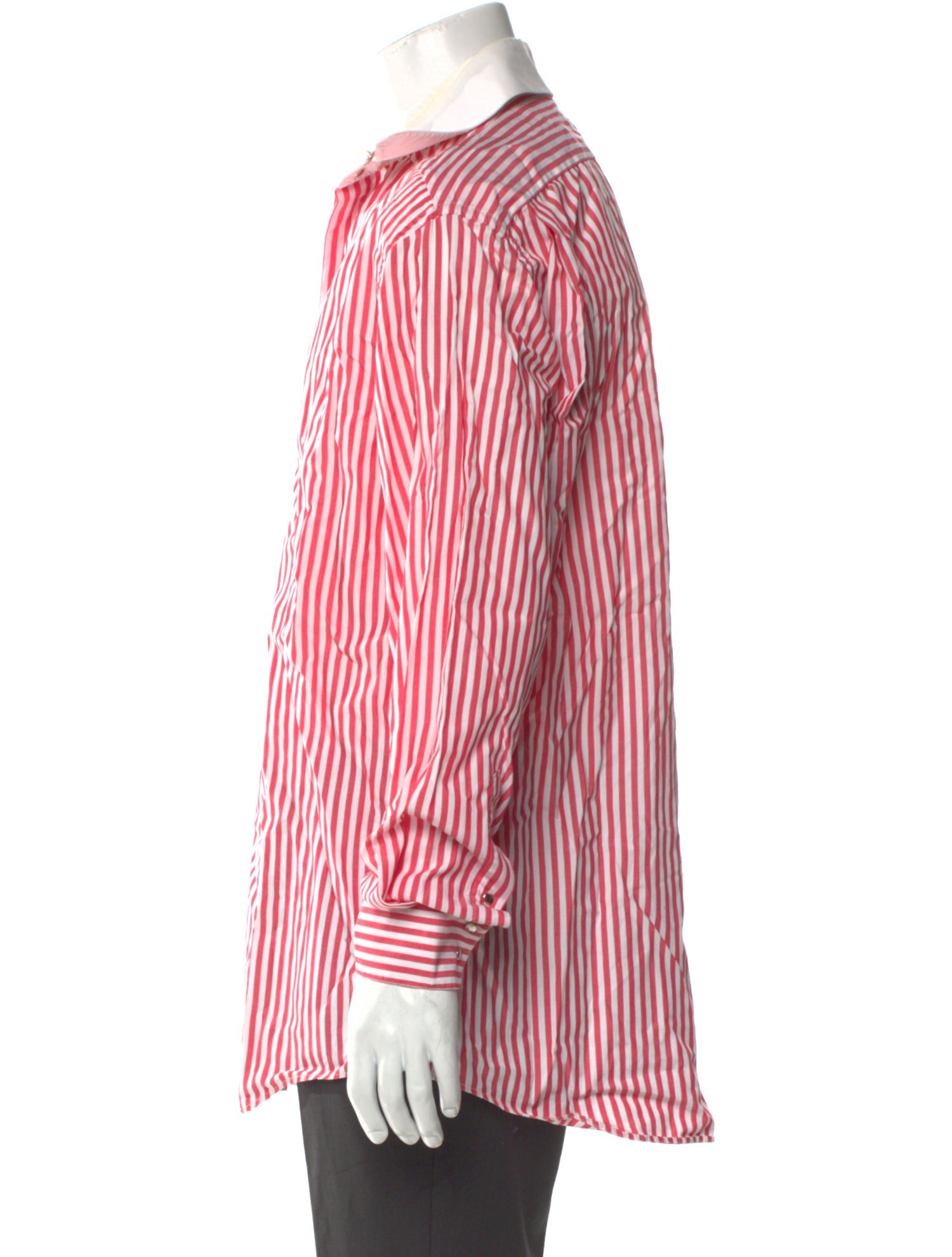 Thierry Mugler Striped Long Sleeve Shirt