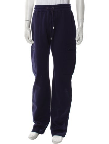 Pre-owned Mugler Vintage Sweatpants In Blue