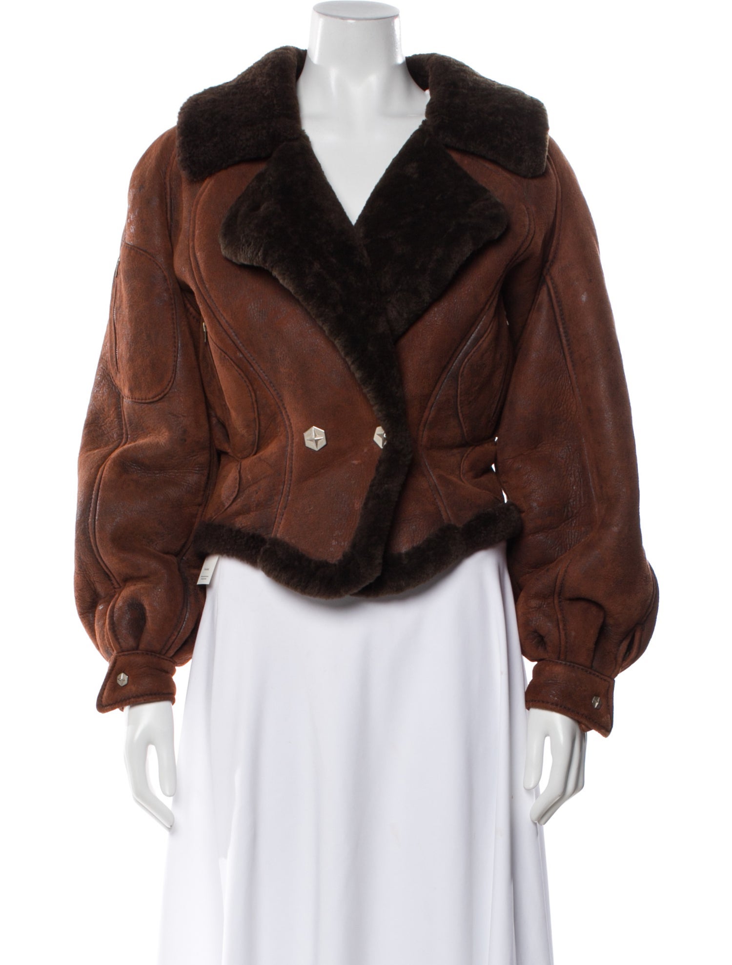 Thierry Mugler 'Activ' Vintage Late 1980's - Early 1990's Shearling Jacket