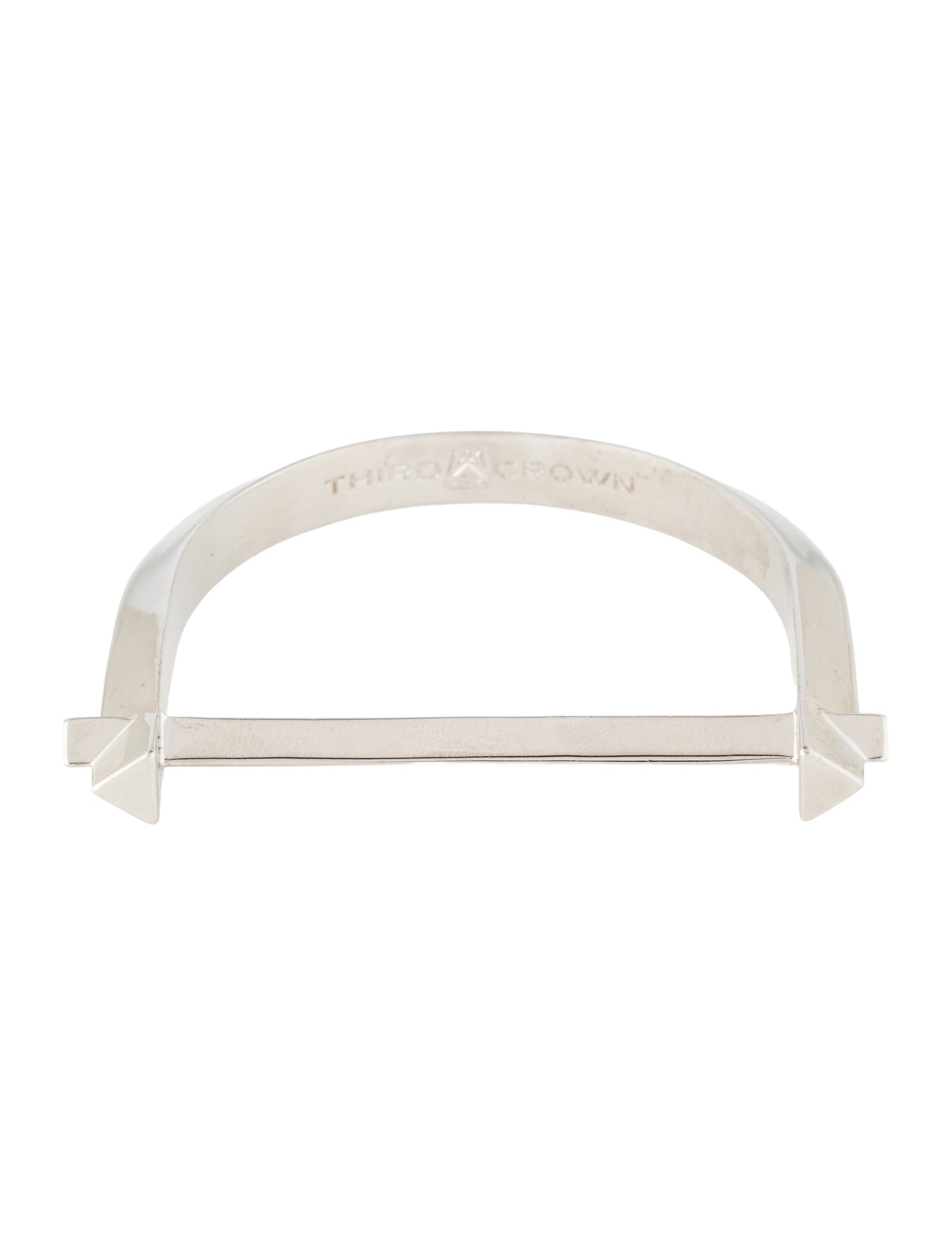 Third Crown Arc Bangle Bracelet