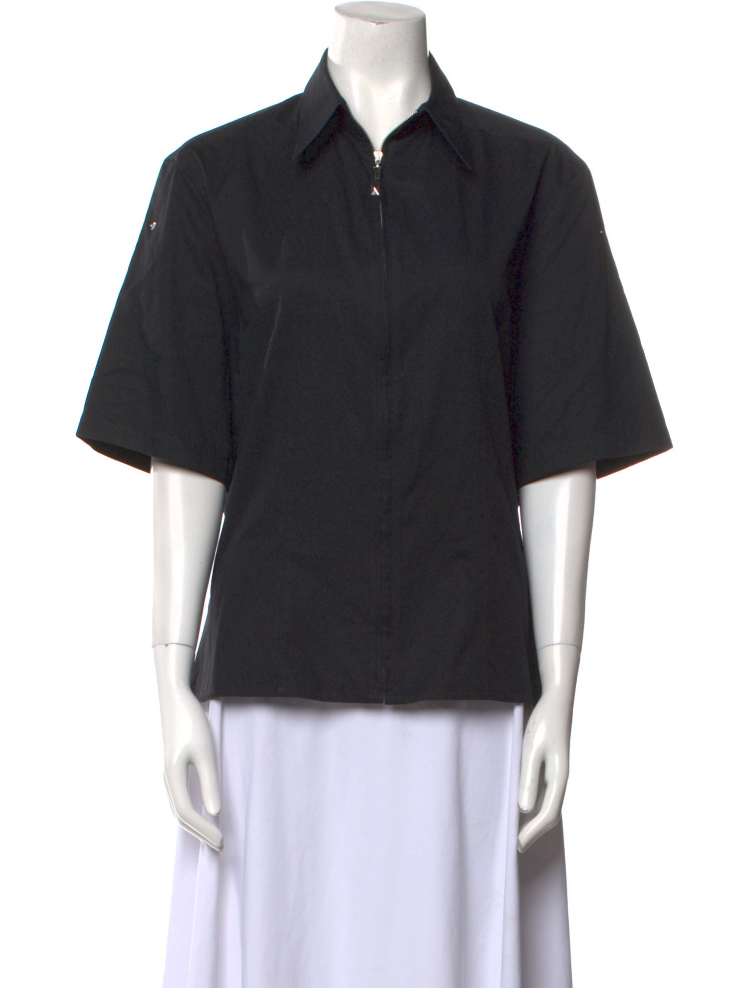 Thierry Lasry Short Sleeve Button-Up Top