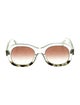 Thierry Lasry Round Gradient Sunglasses