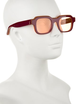 Thierry Lasry Square Mirrored Sunglasses