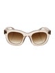 Thierry Lasry Oversize Gradient Sunglasses