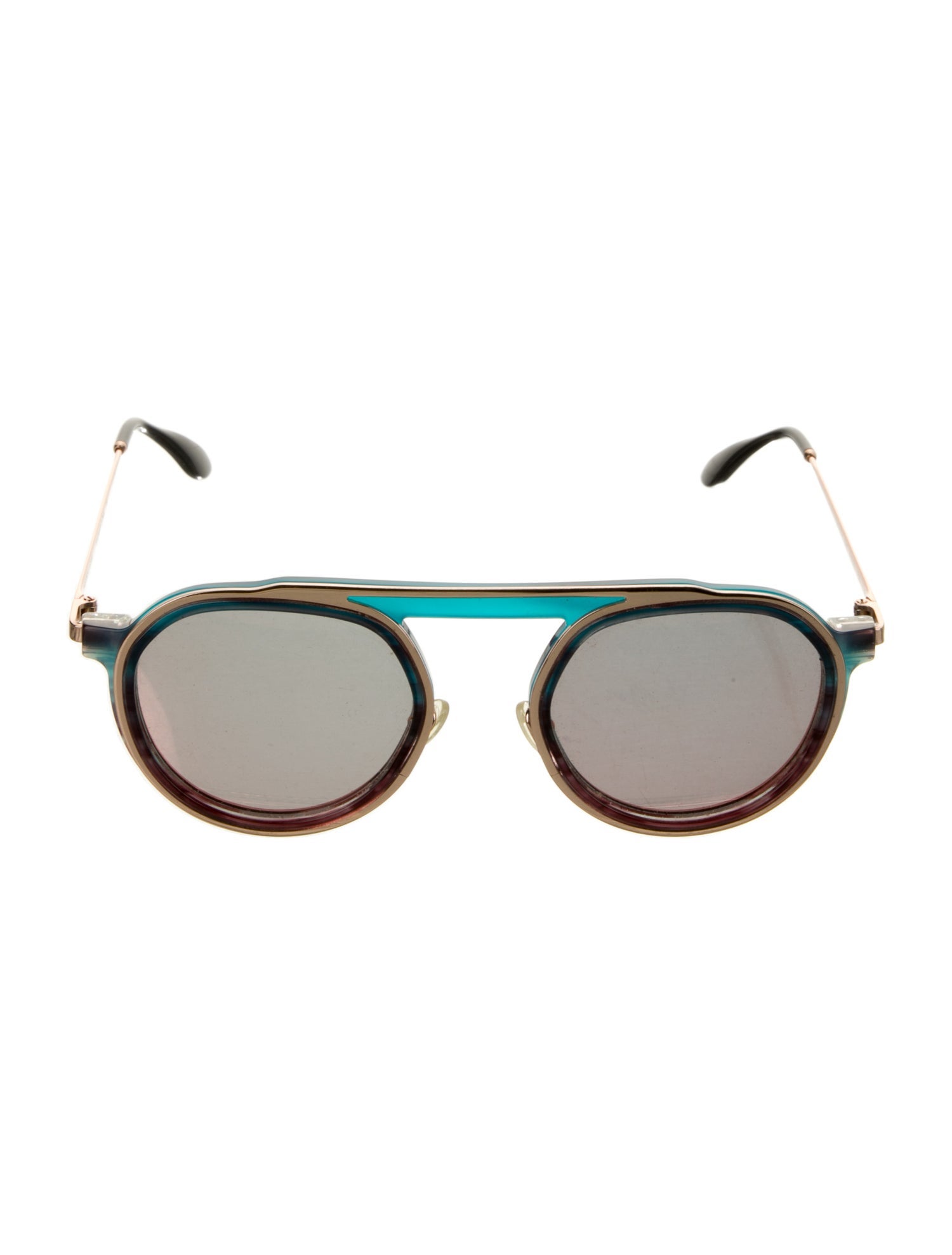 Thierry Lasry Round Mirrored Sunglasses