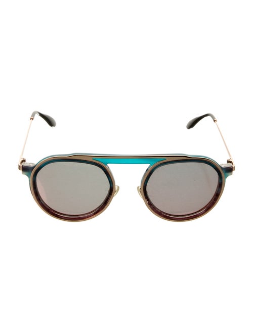 Thierry Lasry Round Mirrored Sunglasses