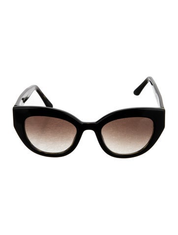 Pre-owned Thierry Lasry Cat-eye Gradient Sunglasses In Black