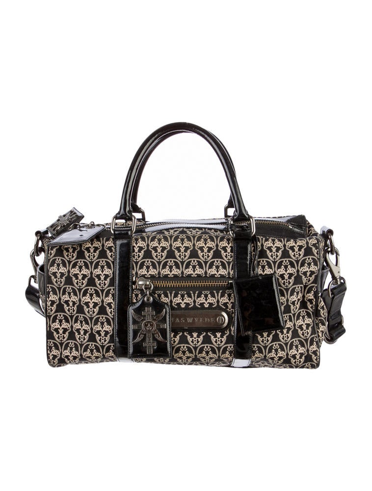 Thomas Wylde Canvas Skull Satchel
