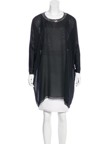 Thomas Wylde Silk Embellished Tunic w/ Tags